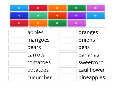 SR 2 U2 - Fruit and vegetables