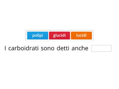 CARBOIDRATI-GLUCIDI-ZUCCHERI