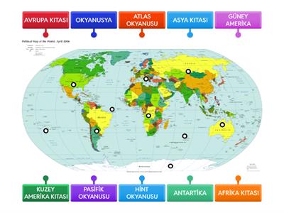 KITALAR VE OKYANUSLAR