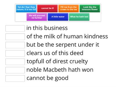 Macbeth Quotations by RTS