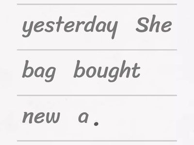 Unjumble the Tenses!