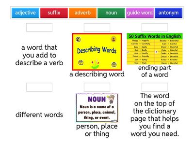 English 9.2 important vocabulary week 2