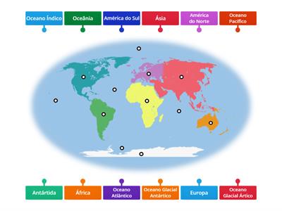 Os Continentes e os Oceanos - 3C