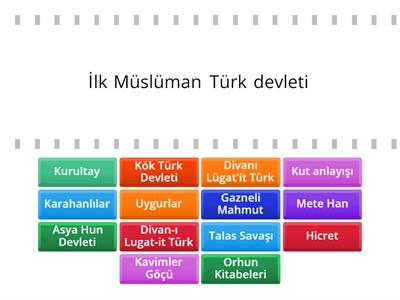 TÜRK- İSLAM DEVLETLERİ 6 İTO