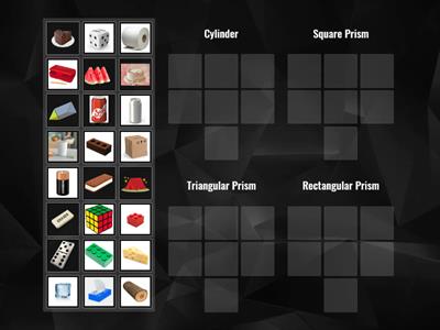 Prisms and Cylinders