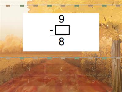 What number is missing Subtraction - A