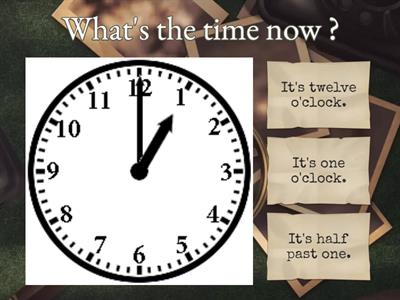 Year 3 English- Time