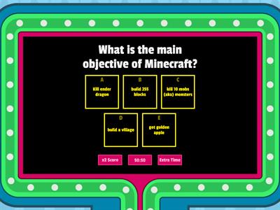 Minecraft Quiz