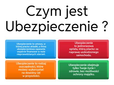 Rodzaje ubezpieczeń - Technikum KL 3