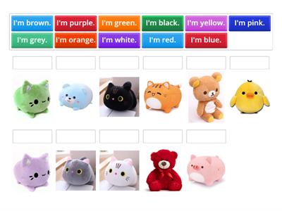 Colors: Plush Toys