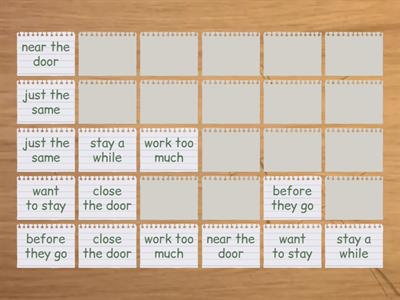 FCRR 2-3 Phrase Matching (Set 2)