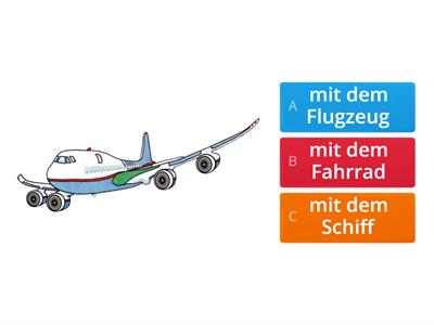 Womit reisen wir? 
