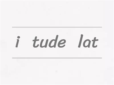 5.5 Unscramble open syllable exceptions