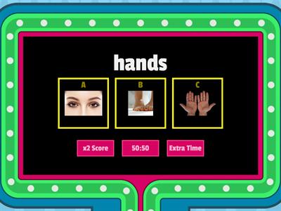 P1 Unit 4 - Body Parts 2 (ESL)