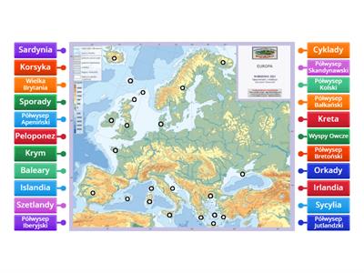 Mapa Europy pusta cz.1