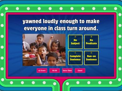   Sentence Fragments Game 