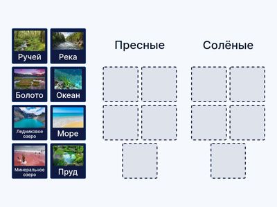 Солёный или пресный?