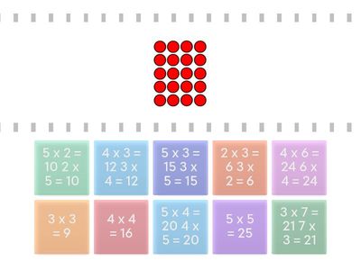 Arrays with matching multiplication