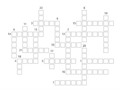 Clothes - Crossword