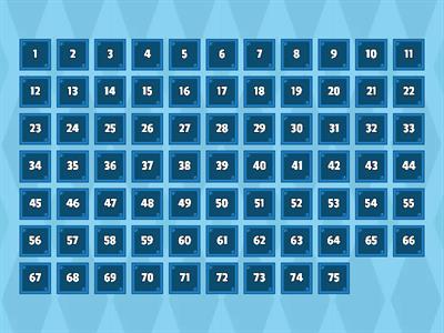 Tombola matematica classe terza
