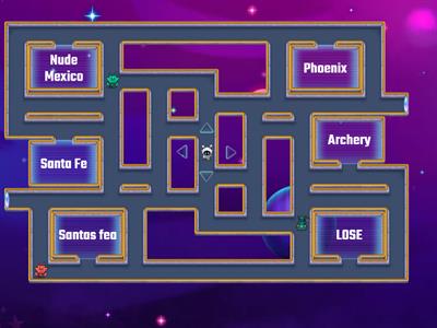 Packman Southwest Region States and Capitals