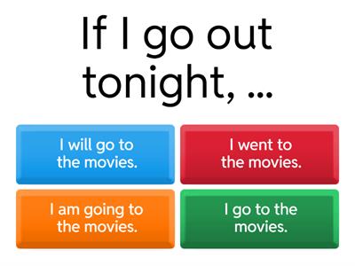 Using "If _________ ..." - Future Real Conditionals