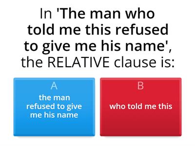 RELATIVE CLAUSES - FCE 2