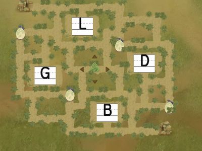  A~Z字母迷宮配對(小寫)