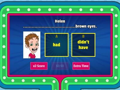  Had - Past Simple affirmative,negative and questions.