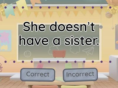 Has and have negative correct or incorrect 