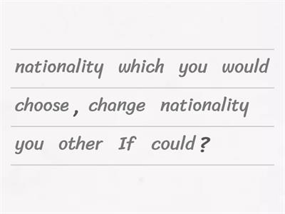 Nationalities esl discussion questions