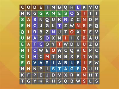 Scratch Keywords Wordsearch