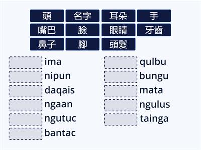 卓群初級認證-6人名7.身體部位