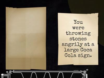  of Explain yourself (Past tenses)