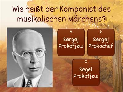 Quiz: Peter und der Wolf