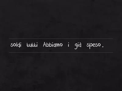 Gli avverbi con il passato prossimo