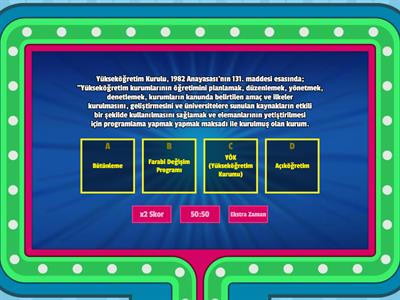 Üniversite sözlüğü (bil bakalım)