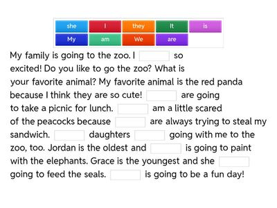 Subject-Verb Agreement (Be)