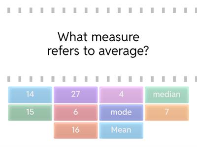 Measures of Central Tendency