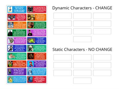 Dynamic vs Static Characters