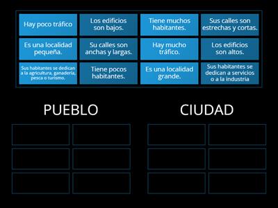 ¿PUEBLO O CIUDAD?