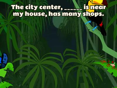 Relative Clauses - Who, Where, and Which