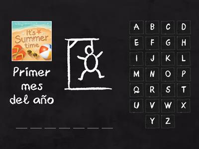 The months of the year