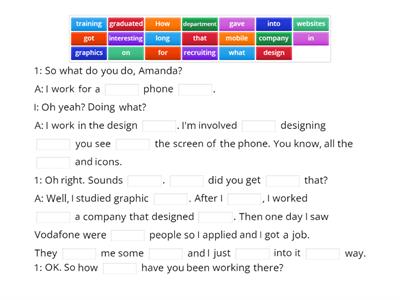 Outcomes Inter Unit 5.1 Listening p 44 track 25