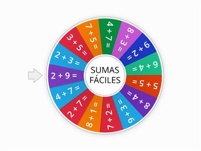 SUMAS FACILES PARA PRIMER GRADO DE PRIMARIA