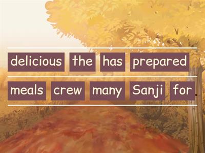 Put the words in correct order.