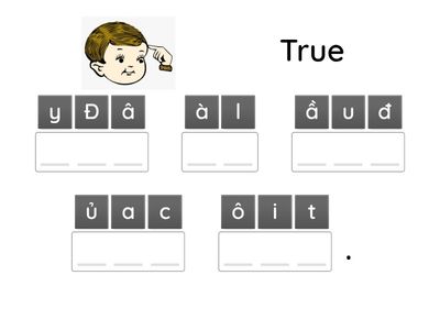 Bộ phân chính - cấp độ câu
