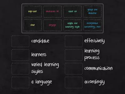 Russian as a Foreign Language Teacher Job Interview - Vocabulary exercise