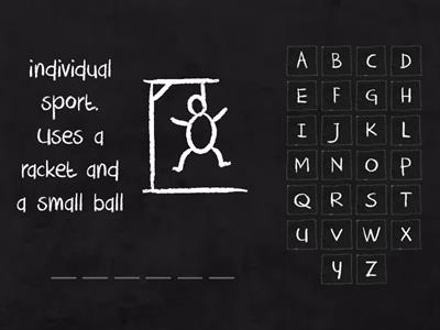 SPORTS HANGMAN