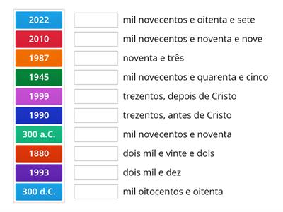 Rio & Learn:  Aprendendo Sobre os Anos